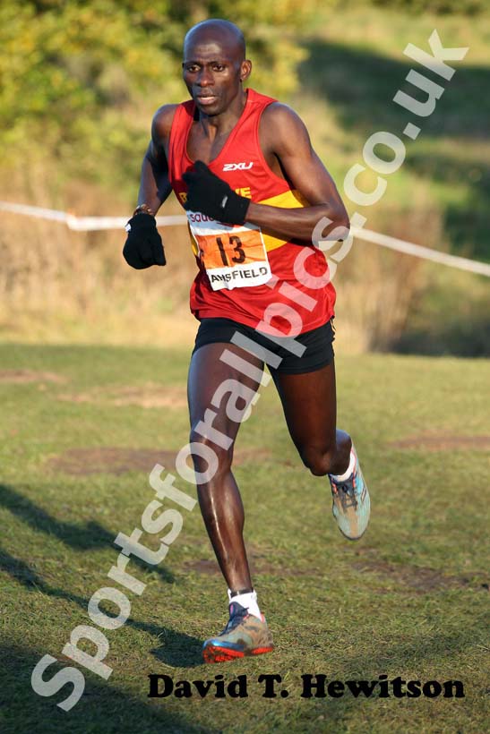 P. Ower (Belgrave) part of the winning 2012 National Cross Country Relay Championships.